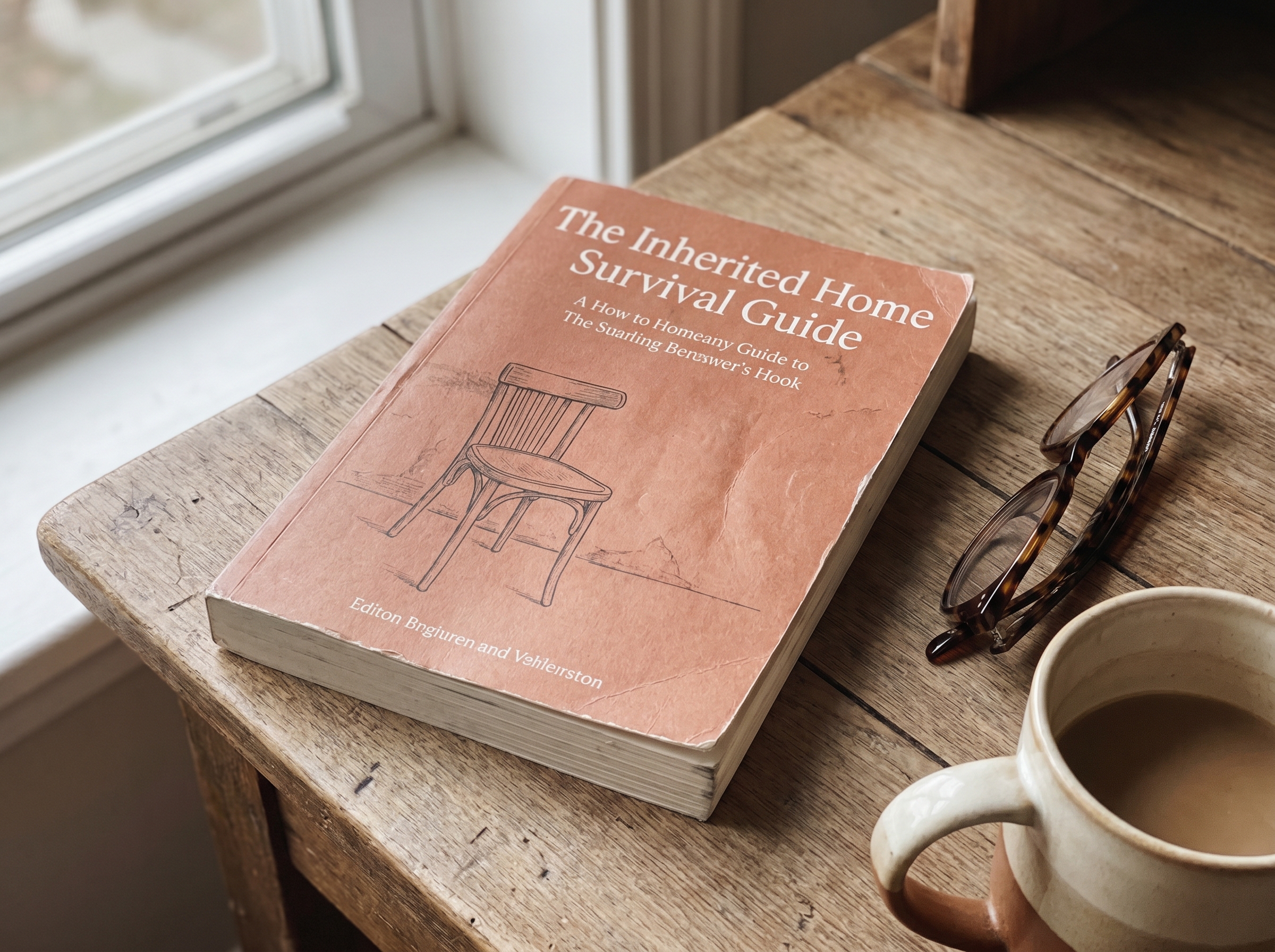 The Inherited Home Survival Guide on a desk